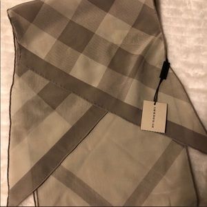 NWOT Burberry Silk Scarf